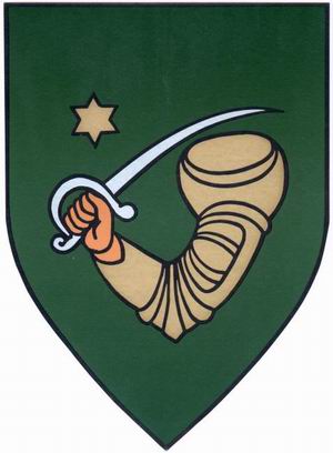 Wappen der Partnergemeinde Téglás